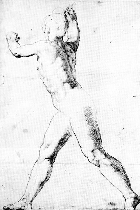 ZUCCARO  Taddeo Study of a Male Nude Germany oil painting art
